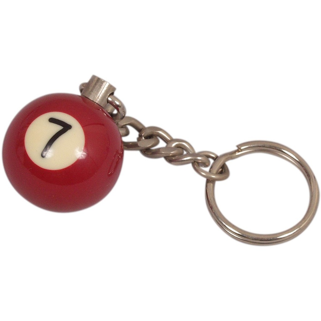 Key ring Pool ball no.7