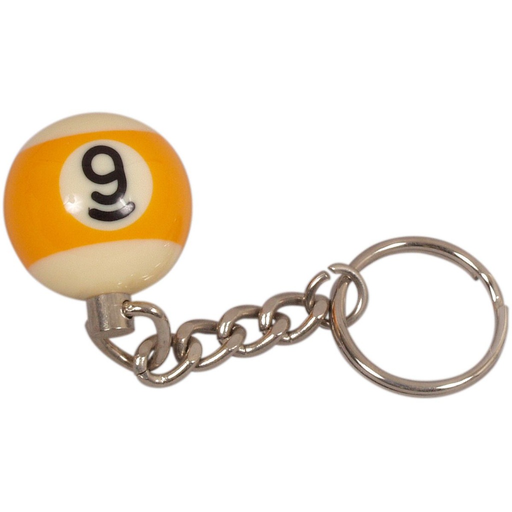 Key ring Pool ball no.9