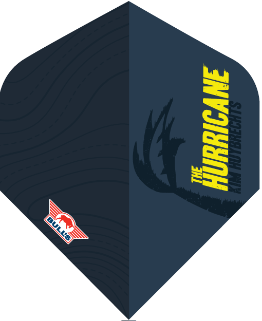 Dart Flight Kim Huybrechts The Hurricane Blue No.2