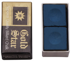 Chalk Gold Star Blue box/2pc