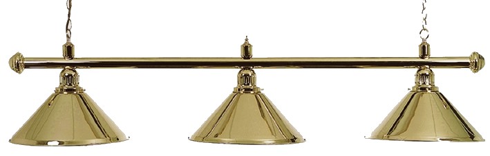 Lampshade 3-Clocks Brass