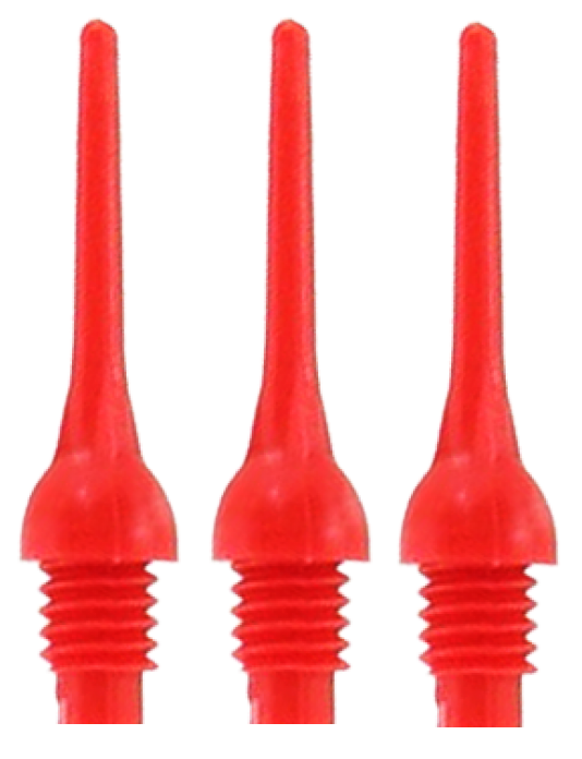 Dart Pointes Plastique Ball Point par 100 pièces - rouge