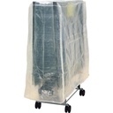 Protective cover for folded table tennis tables
