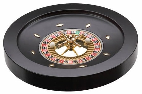 Roulette bak 36 cm.zwart