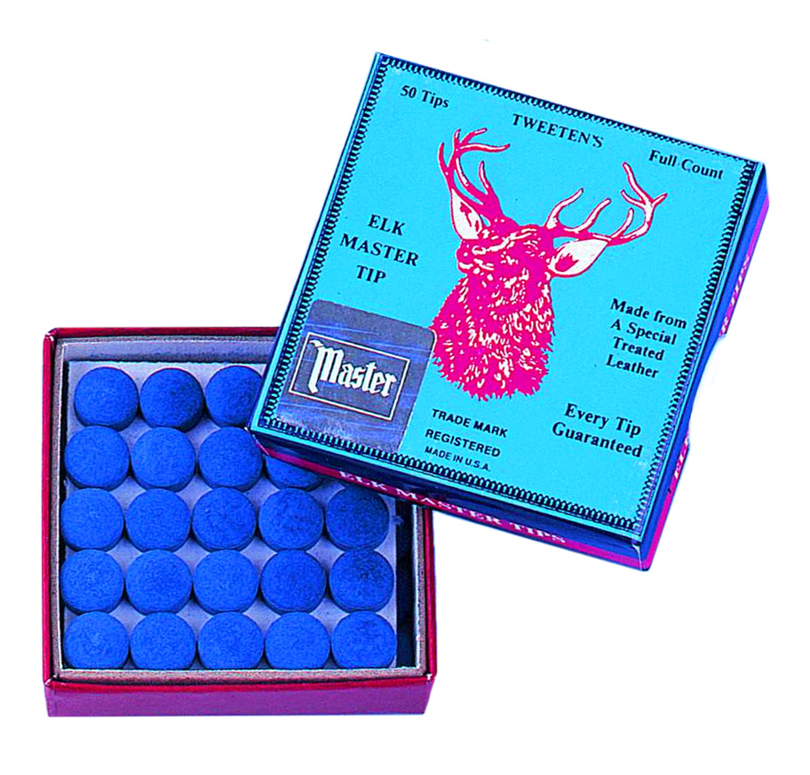 Cue tip Elk Master 9mm/50 pieces