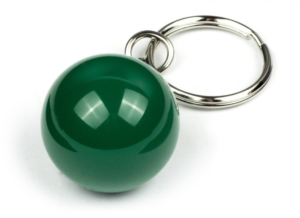 Key Ring Billiard Ball Green