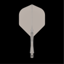 Dart Shaft+Veer Fusion Kort - grijs