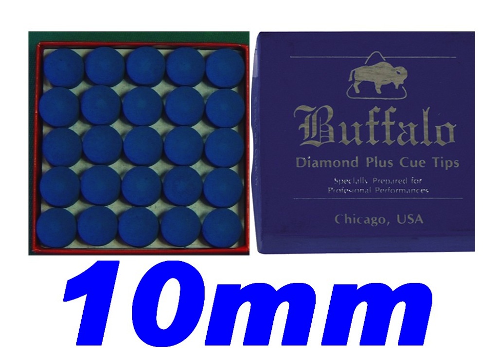 Cue Tip Diamond Plus 10mm/50 pieces
