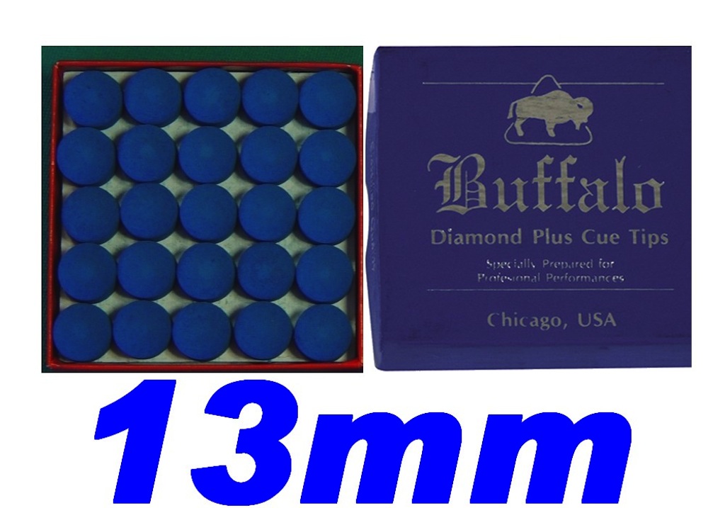 Cue Tip Diamond Plus 13mm/50 pieces