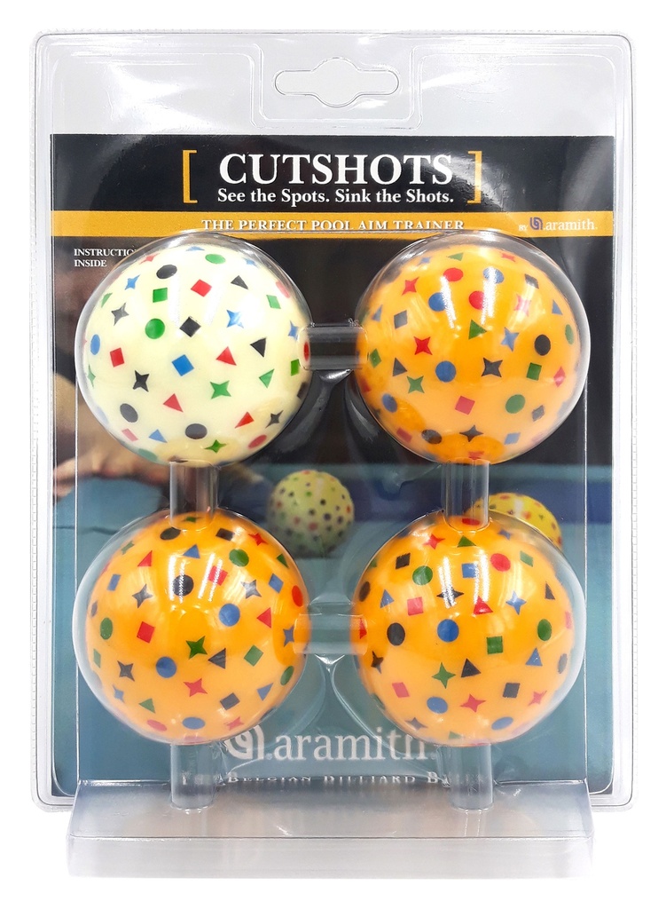 Billes Pool Aramith - Entrainement Cutshots 4 billes