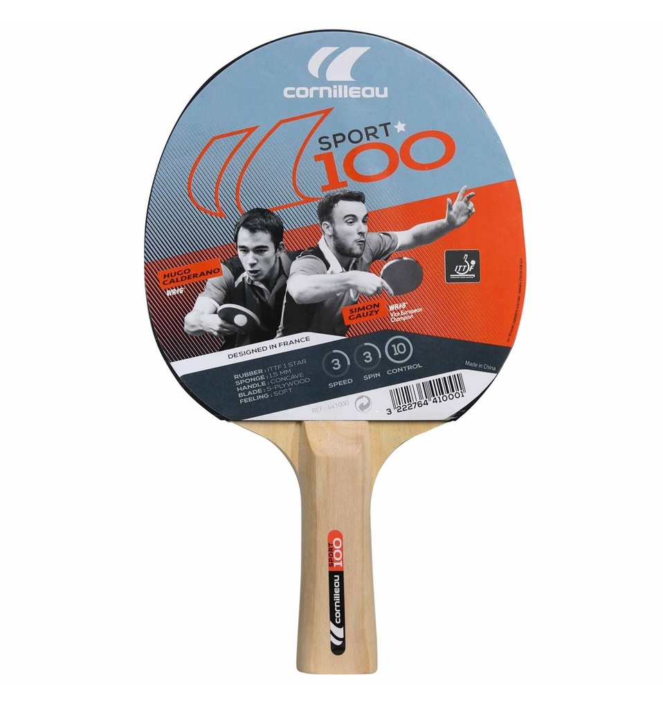 Raquette tennis de table  Cornilleau Sport 100