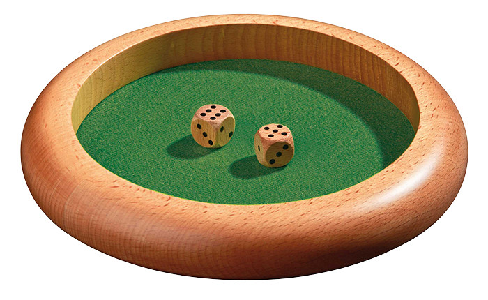 Afgooipiste rond hout 22cm