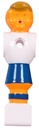 Speler Plastic Blauw 16mm