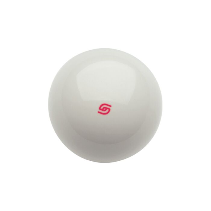 Super Aramith Cue Ball 57,2 mm met rood logo