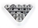 Ballenset Pool 57,2mm Stone Marmer