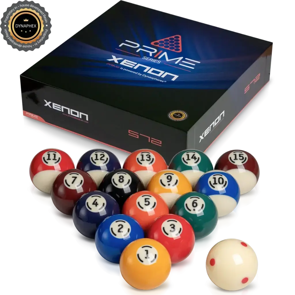 Jeu de Billes Pool 57,2mm Dynaspheres Prime Xenon