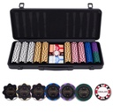Pokerset - Aluminium zwarte koffer 500