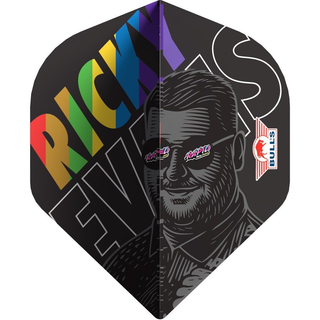 Bull's Player 100 Ricky Evans 95 No.2 Flight