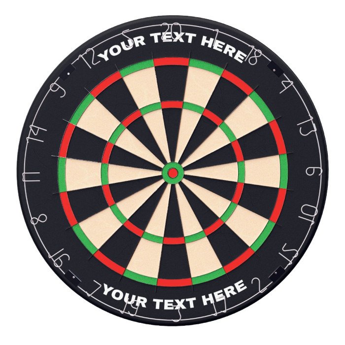 Dartbord Gepersonaliseerd