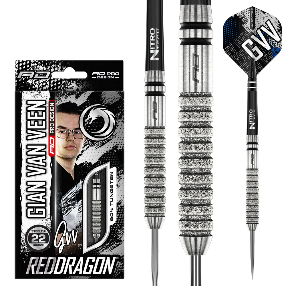 Darts Red Dragon Gian van Veen Tour Edition 90%