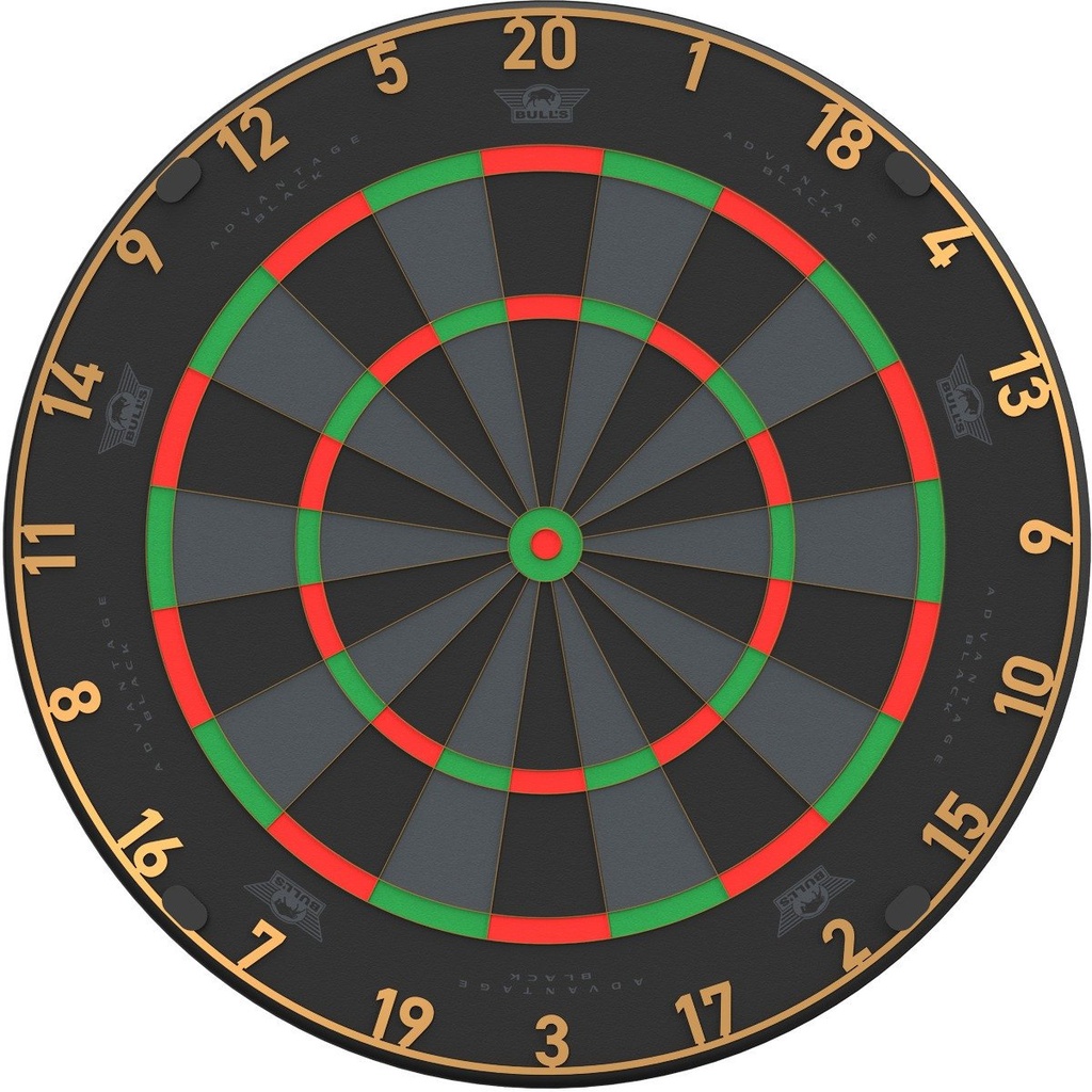 Bull's Advantage Black Dartboard