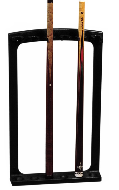 Cue Rack SAM Turin Wall Plastic 6 cues Black