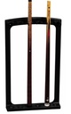 Cue Rack SAM Turin Wall Plastic 6 cues Black