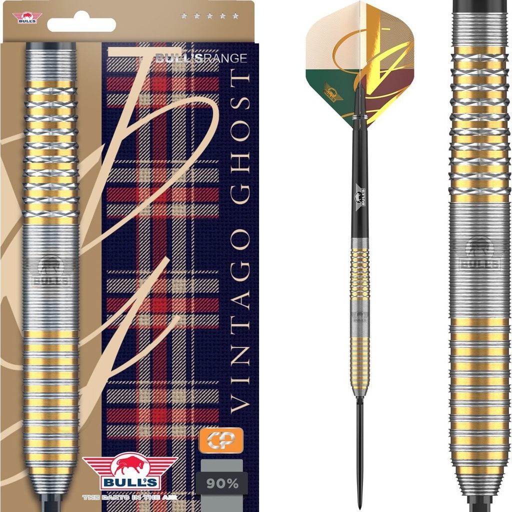 Bull's Vintago Ghost CP Steeltip 90%