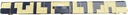 Koffer 3/4 Snooker Keu leer Blauw/wit