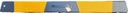 Koffer 3/4 Snooker Keu leer Blauw/Geel