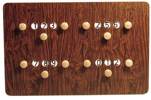 Scoreboard 4 Players Square