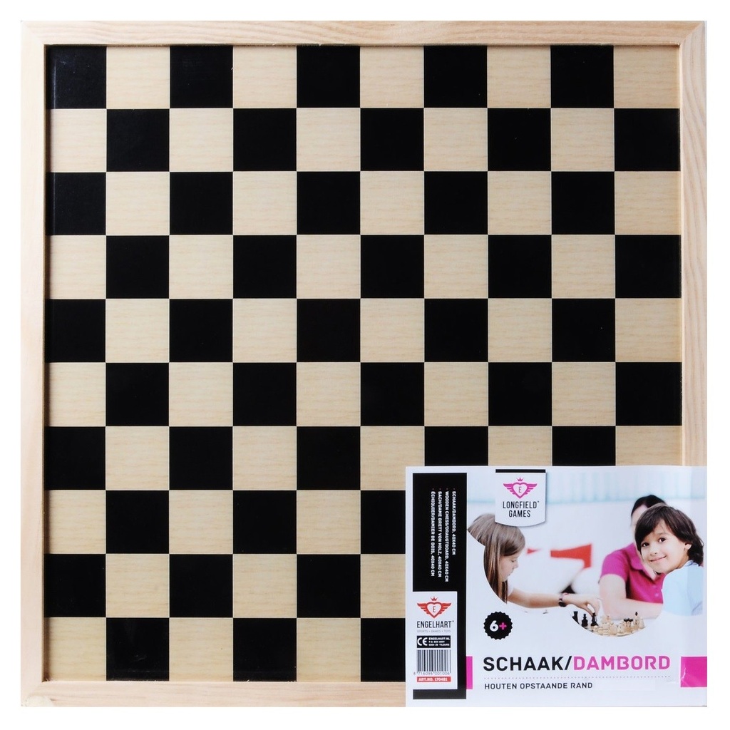 Schaakbord verso Dam