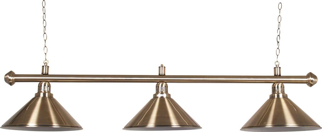 Lampshade 3-Clocks brass brushed