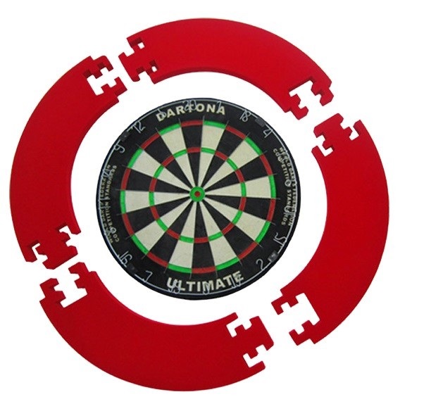 Dartboard Protector Ring Travel Foam - red