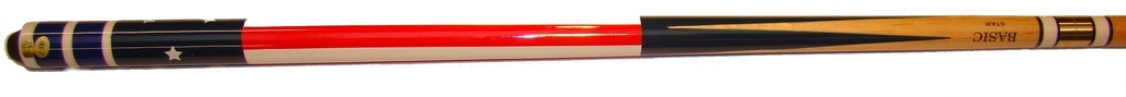 Pool Cue BASIC Star American Flag