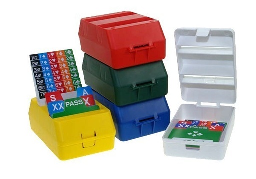 [2113 - 01] Bridge biddingbox Jannersten Rood