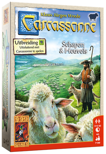 [p2621] Carcassonne uitbreiding Schapen & Heuvels