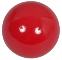 [p1586] Bille Snooker 1pc.52,4mm rouge