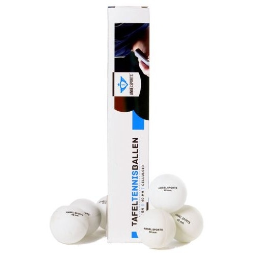 [2159] Tafeltennis Bal Standaard wit - 6 stuks