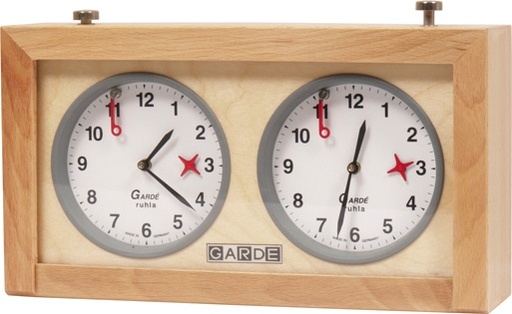 [p1946] Chess Clock Garde wood