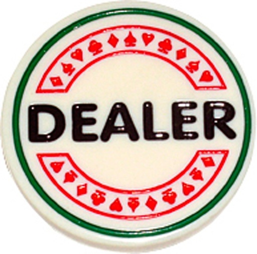 [p4499] Poker - Dealer Button 5cm