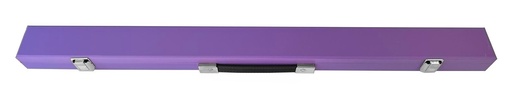 [p5009] Hard Cue Case 2-sect. purple