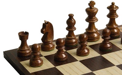 [p4383] Jeu d'Echecs Edition 823 Brun 45mm