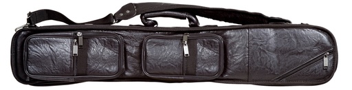 [5711] Cuebag Black Leatherlook 4/8