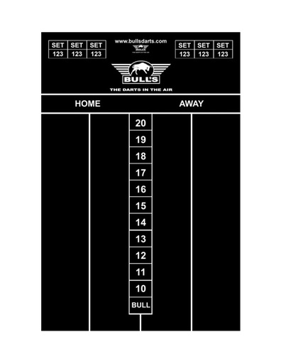 [750] Dart Score pour Craie 45x30cm