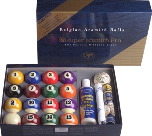 [4729] Jeu de billes Pool 57,2mm PRO Value Pack