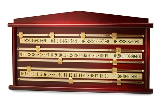 [p1654*] Compte-Points Snooker Grand 4 joueurs