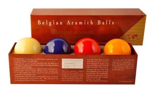 [p5831] Ballenset - Super Aramith Tournament + Blauwe bal