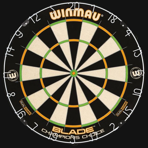 [p664] Cible Darts Winmau Blade 6 Champions Choice Dual Core