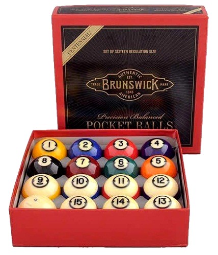 [0308] Jeu de Billes Pool 57,2mm Brunswick Centennial